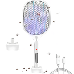 2-in-1 High-Power Electric Fly Swatter 3000V -- 30pcs