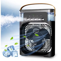 Mini Cooler 700ml Cooler 3 Speeds with 7 LED Light 1-3H Timer AC Cooling Fan