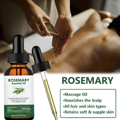 Rosemary Essential Oil Makes The Skin Appear Younger, For Thicker And More Glossy Hair - World Best Essential Oil