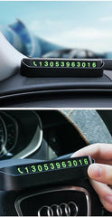 Temporary Car Parking Mobile Number Display with Magnetic Numbers Stickers