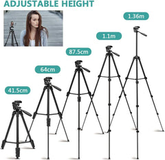 FarroBizz 10" Selfie Ring Light with 54" Extendable Tripod Stand & Phone Holder, 3 Color Modes and 11 Brightness Ring Light -- 30pcs
