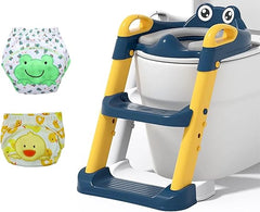 Adjustable Ladder Children's Potty Baby Toilet Seat Infant Toilet Training Folding Seat