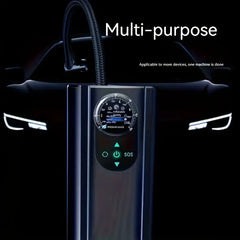 Faster Inflation Electric Air Pump With Digital Pressure Gauge For Car Bike Motorcycle